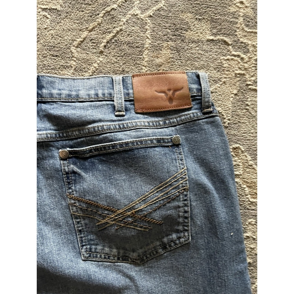 Wrangler Jeans Men 38 x 33 20X Style‎ 42 Vintage Boot Cut Whisker - Picture 8 of 11